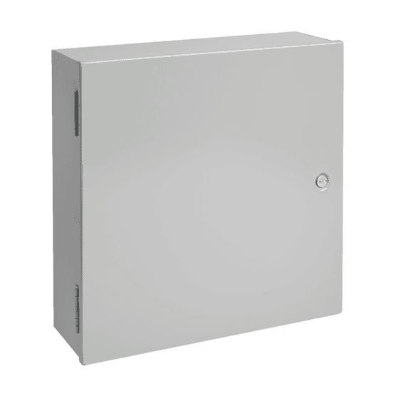 Hoffman A24N24DLP Medium Hinged-Cover, Type 1, 24.00x24.00x12.62, Gray, Steel Hoffman A24N24DLP Medium Hinged-Cover, Type 1, 24.00x24.00x12.62, Gray, Steel