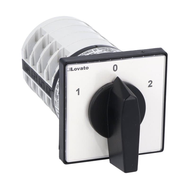 Lovato Electric 7GN3275U 7GN3275U Lovato - Rotary cam switch 7GN series, changeover switch 4 poles 32A, for front mounting with black handle, front plate 65X65mm Lovato Electric 7GN3275U 7GN3275U Lovato - Rotary cam switch 7GN series, changeover switch 4 poles 32A, for front mounting with black handle, front plate 65X65mm