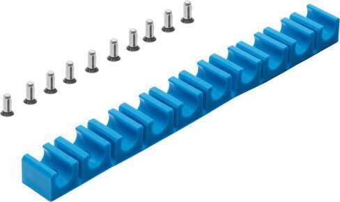 Festo 2147 multi-tube holder KK-4 With grooved mounting pins. Festo 2147 multi-tube holder KK-4 With grooved mounting pins.