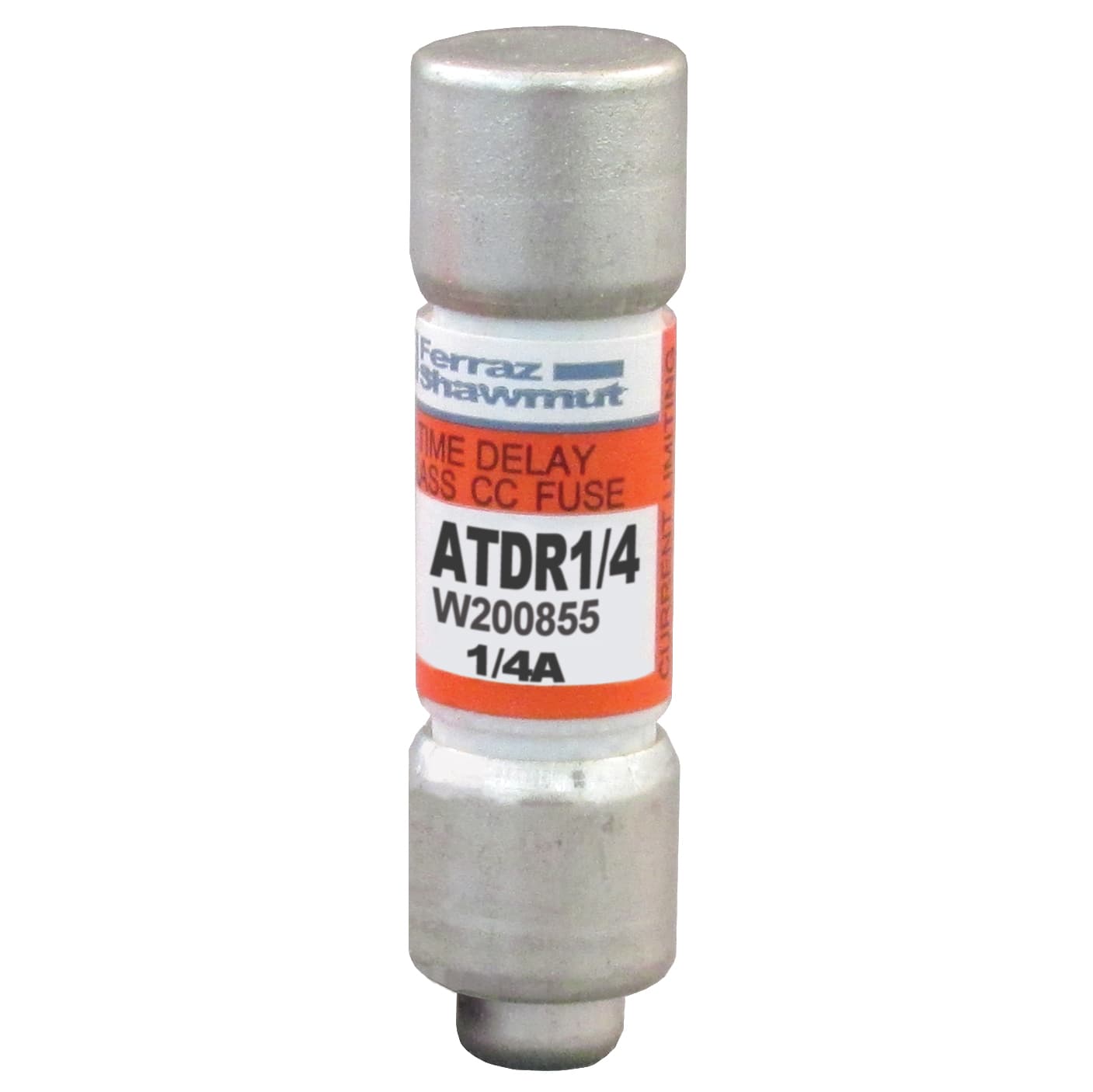 Mersen ATDR1/4 ATDR1/4 Mersen - Fuse ATDR - Class CC - Time-Delay 600VAC 300VDC 0.25A Ferrule Amp-Trap 2000® Mersen ATDR1/4 ATDR1/4 Mersen - Fuse ATDR - Class CC - Time-Delay 600VAC 300VDC 0.25A Ferrule Amp-Trap 2000®