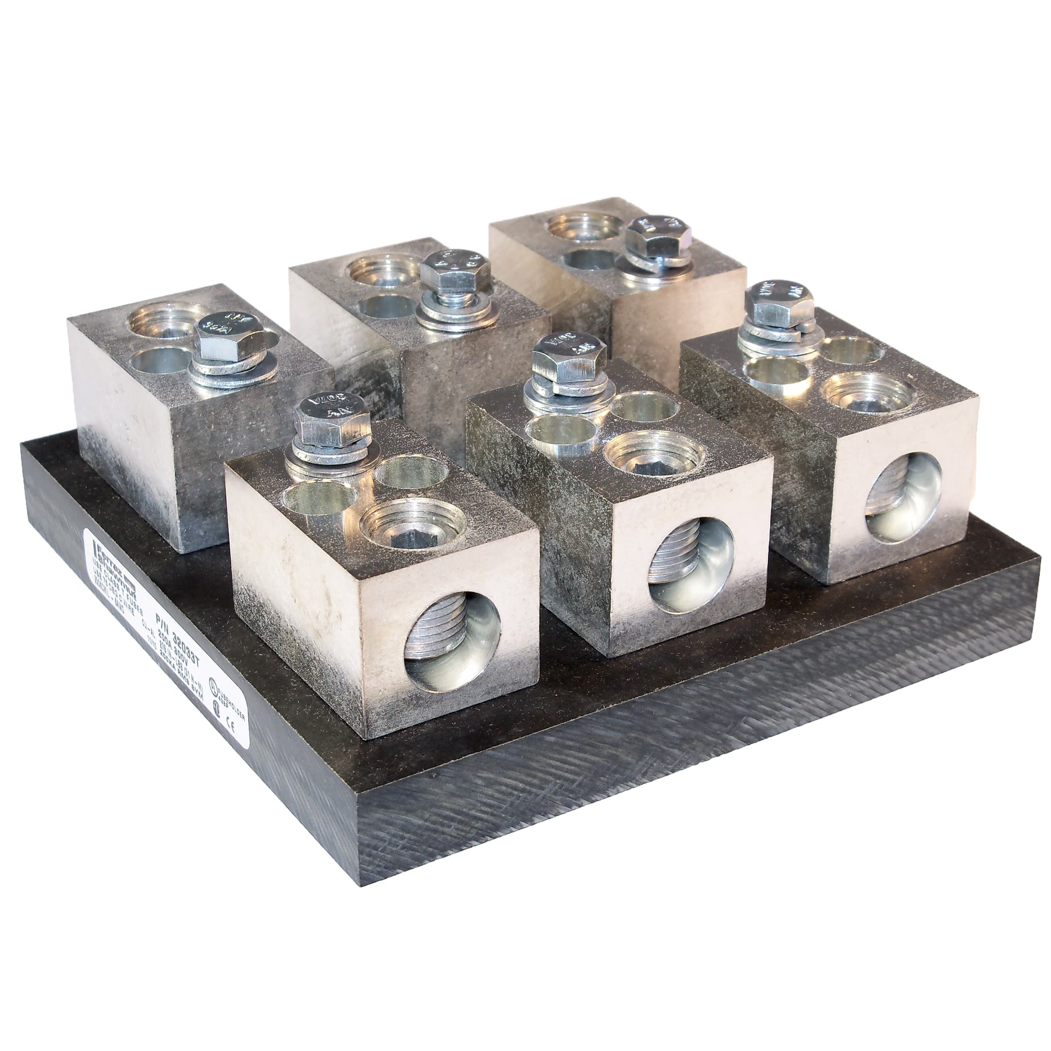 Mersen 32033T 32033T Mersen - Fuse Block 300VAC 300VDC Class T 200A 3-Pole Box with Reinforced Clip Mersen 32033T 32033T Mersen - Fuse Block 300VAC 300VDC Class T 200A 3-Pole Box with Reinforced Clip