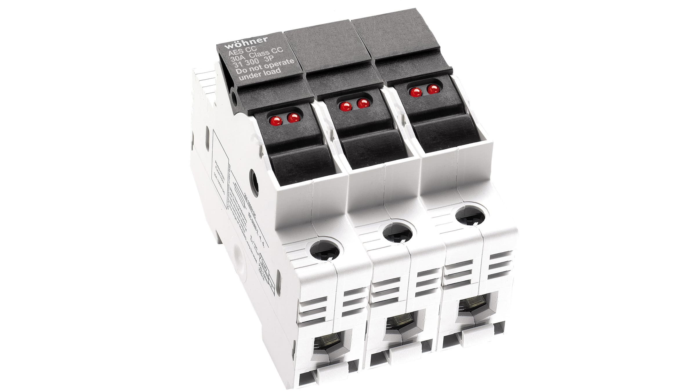 Sprecher + Schuh 31300 Sprecher + Schuh 31300 - Ambus Fuse Block, Class CC, 3-Pole, 30A, 600V AC/DC, LED Indicator, cULus/ CSA Sprecher + Schuh 31300 Sprecher + Schuh 31300 - Ambus Fuse Block, Class CC, 3-Pole, 30A, 600V AC/DC, LED Indicator, cULus/ CSA
