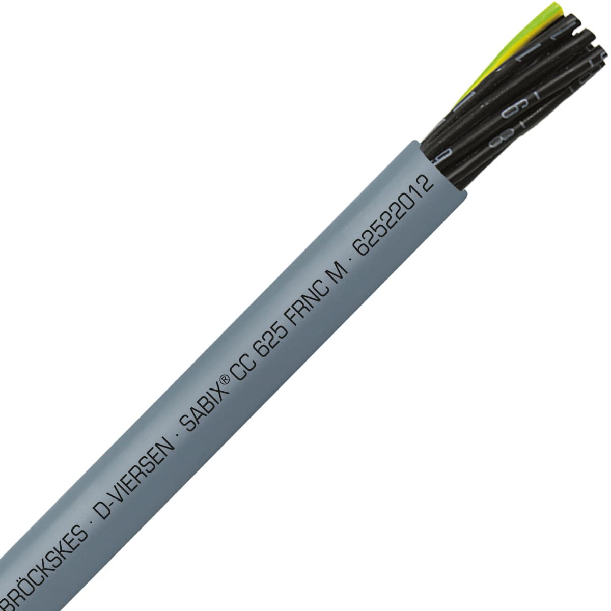 SAB 62522012 SABIX CC 625 FRNC M - 20 AWG/12c, halogen-free flame retardant flexible control cable, UL, CSA, CE, RoHS SAB 62522012 SABIX CC 625 FRNC M - 20 AWG/12c, halogen-free flame retardant flexible control cable, UL, CSA, CE, RoHS