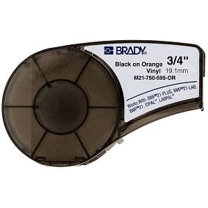 M21-750-595-OR Part Image. Manufactured by Brady Corp.