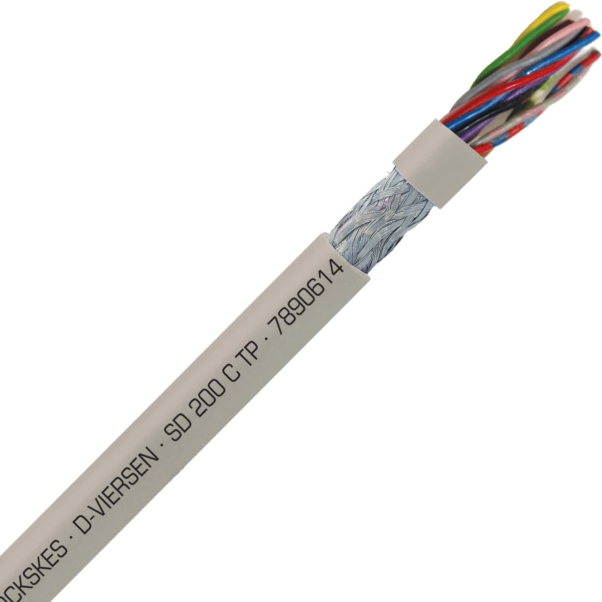 SAB 7890614 SD 200 C TP - 26 AWG/6 pr,  shielded halogen free continuous flex oil resistant paired data cable, CE, RoHS SAB 7890614 SD 200 C TP - 26 AWG/6 pr,  shielded halogen free continuous flex oil resistant paired data cable, CE, RoHS