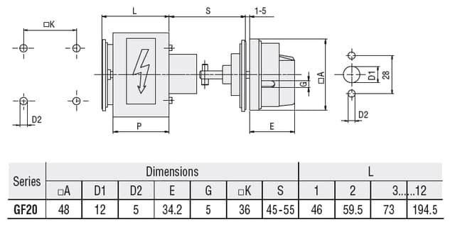 GF2006O88 Part Image. Manufactured by Lovato Electric.