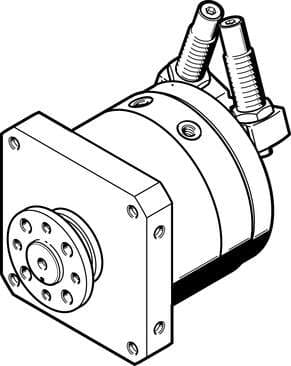 Festo 1145113 semi-rotary drive DSM-T-40-270-CC-FW-A-B Size: 40, Cushioning angle: 16 deg, Rotation angle adjustment range: 0 - 240 deg, Swivel angle: 0 - 240 deg, Cushioning: CC: Shock absorber at both ends Festo 1145113 semi-rotary drive DSM-T-40-270-CC-FW-A-B Size: 40, Cushioning angle: 16 deg, Rotation angle adjustment range: 0 - 240 deg, Swivel angle: 0 - 240 deg, Cushioning: CC: Shock absorber at both ends