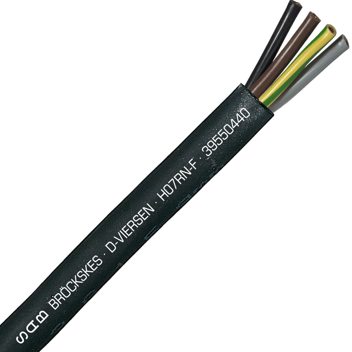 SAB 39550440 H07RN-F - 12 AWG/4c, heavy duty neoprene harmonized cordage, CE SAB 39550440 H07RN-F - 12 AWG/4c, heavy duty neoprene harmonized cordage, CE