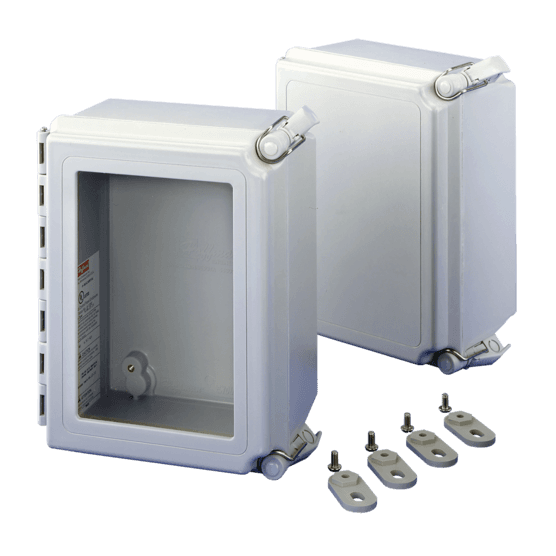 Hoffman A664CHQRFGW Continuous Hinge, Type 4X, 6.00x6.00x4.00, Fiberglass, QR Window Cover Hoffman A664CHQRFGW Continuous Hinge, Type 4X, 6.00x6.00x4.00, Fiberglass, QR Window Cover