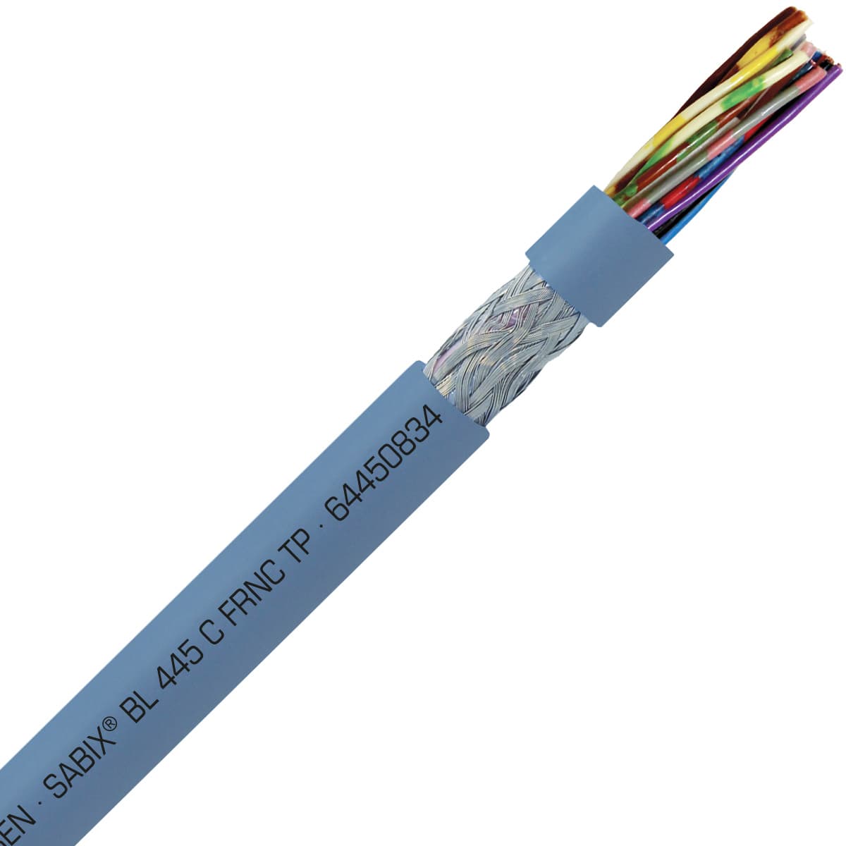 SAB 64450834 SABIX BL 445 C FRNC TP - 22 AWG/8pr, shielded halogen-free flame retardant paired flexible data cable for shipboard, DNV-GL, CE, RoHS SAB 64450834 SABIX BL 445 C FRNC TP - 22 AWG/8pr, shielded halogen-free flame retardant paired flexible data cable for shipboard, DNV-GL, CE, RoHS
