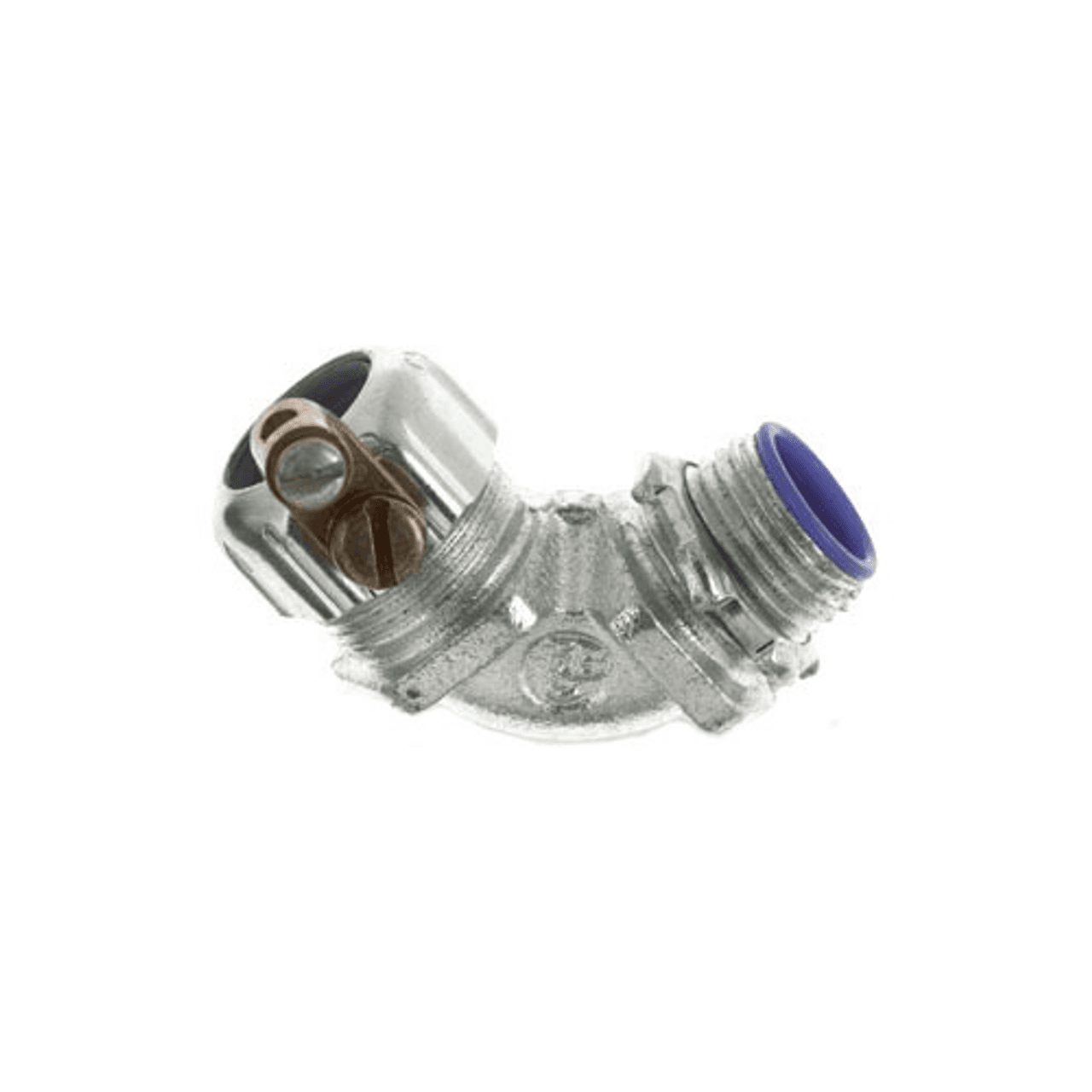 Thomas & Betts 5253GR 3/4", Zinc Electroplated Chromate Coated Steel, Non-Insulated Throat, 90D, Grounding Thomas & Betts 5253GR 3/4", Zinc Electroplated Chromate Coated Steel, Non-Insulated Throat, 90D, Grounding