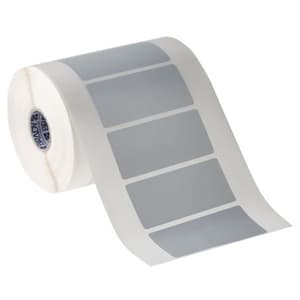 Brady Corp BPT-7-7563-1 Label; Meta Thermal Transfer Printable; Silver; 1000/Roll Brady Corp BPT-7-7563-1 Label; Meta Thermal Transfer Printable; Silver; 1000/Roll
