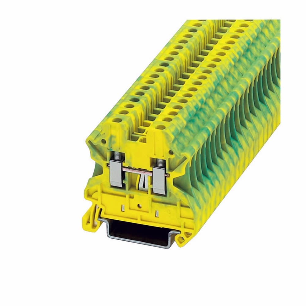 Eaton XBUT25PE XBUT25PE Eaton - Eaton XB IEC terminal block, Screw connection single level-through-feed, Green/yellow, 12 AWG/2.5 mm2 maximum wire Eaton XBUT25PE XBUT25PE Eaton - Eaton XB IEC terminal block, Screw connection single level-through-feed, Green/yellow, 12 AWG/2.5 mm2 maximum wire
