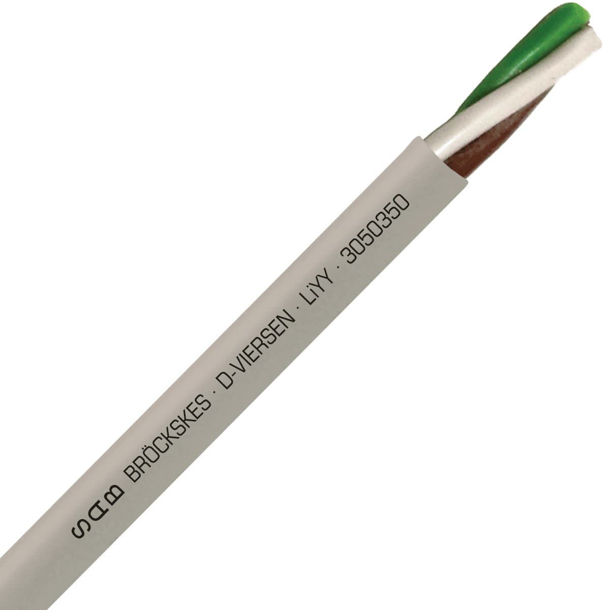 SAB 3050350 LiYY - 20 AWG/3c, multi-conductor signal and control PVC cable with DIN color code SAB 3050350 LiYY - 20 AWG/3c, multi-conductor signal and control PVC cable with DIN color code
