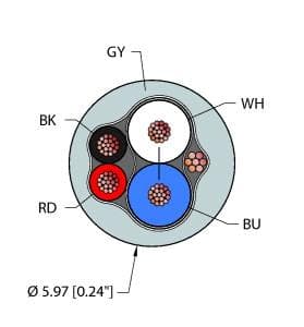 Turck GRY,PVC,1STPDX22+2X22,AWM,DN GRY,PVC,1STPDX22+2X22,AWM,DN Turck - GRY,PVC,1STPDX22+2X22,AWM,DN Fieldbus Technology Cable, Reelfast™ Bulk Cable Turck GRY,PVC,1STPDX22+2X22,AWM,DN GRY,PVC,1STPDX22+2X22,AWM,DN Turck - GRY,PVC,1STPDX22+2X22,AWM,DN Fieldbus Technology Cable, Reelfast™ Bulk Cable