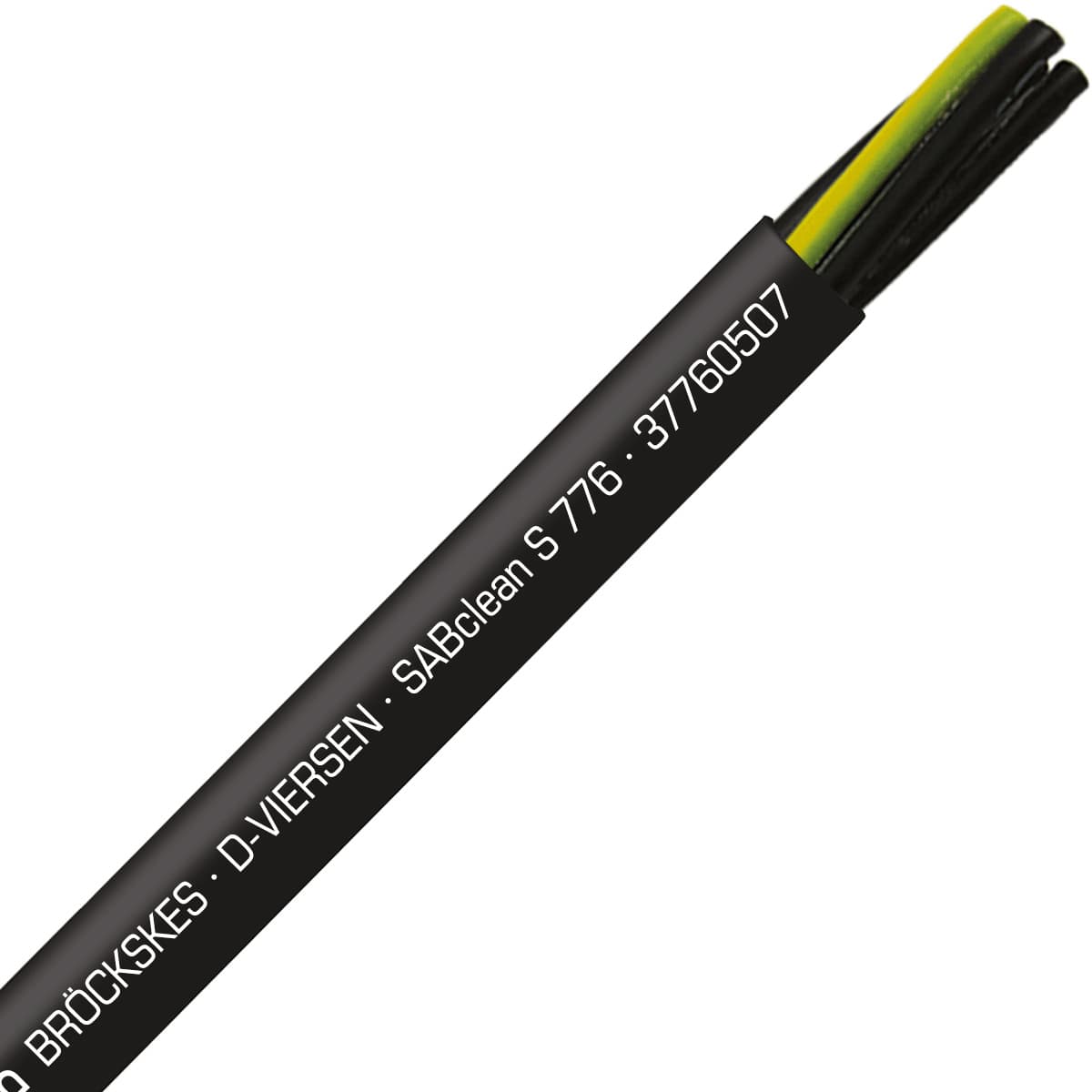 SAB 37760507 SABclean S 776 - 19 AWG/5c, continuous flex control cable, CE, RoHS SAB 37760507 SABclean S 776 - 19 AWG/5c, continuous flex control cable, CE, RoHS