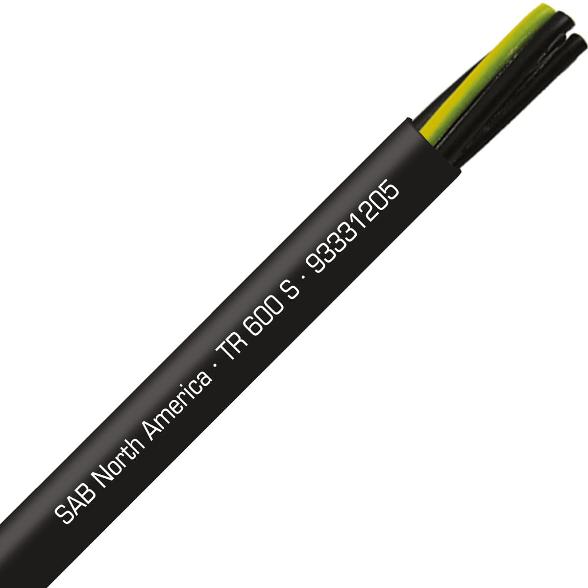 SAB 93331205 TR 600 S - 12 AWG/5c, oil resistant flexible exposed run tray cable, UL, CSA, WTTC, NFPA 79, CE RoHS SAB 93331205 TR 600 S - 12 AWG/5c, oil resistant flexible exposed run tray cable, UL, CSA, WTTC, NFPA 79, CE RoHS