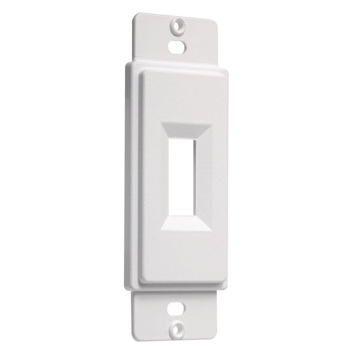 Hubbell AD40W MASQUE® 5000 Toggle Adapter Plate, White ; Achieve fantastic colors - MASQUE® 5000 Series adapters are easily painted or wallpapered to match or complement walls ; For use with MASQUE® 5000 Series wall plates ; Unbreakable premium plastic ; Won't not cra Hubbell AD40W MASQUE® 5000 Toggle Adapter Plate, White ; Achieve fantastic colors - MASQUE® 5000 Series adapters are easily painted or wallpapered to match or complement walls ; For use with MASQUE® 5000 Series wall plates ; Unbreakable premium plastic ; Won't not cra