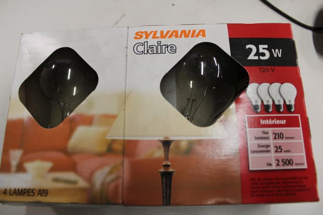 25A/CL Part Image. Manufactured by Sylvania.