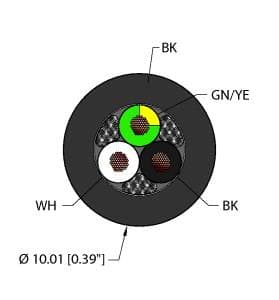 Turck BLK,TPE,3X16,SEOOW BLK,TPE,3X16,SEOOW Turck - BLK,TPE,3X16,SEOOW Flexible Service Cable, Reelfast™ Bulk Cable Turck BLK,TPE,3X16,SEOOW BLK,TPE,3X16,SEOOW Turck - BLK,TPE,3X16,SEOOW Flexible Service Cable, Reelfast™ Bulk Cable