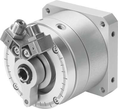 Festo 1145086 semi-rotary drive DSM-T-12-270-P-A-B Size: 12, Cushioning angle: 1,8 deg, Rotation angle adjustment range: 0 - 270 deg, Swivel angle: 0 - 270 deg, Cushioning: P: Flexible cushioning rings/plates at both ends Festo 1145086 semi-rotary drive DSM-T-12-270-P-A-B Size: 12, Cushioning angle: 1,8 deg, Rotation angle adjustment range: 0 - 270 deg, Swivel angle: 0 - 270 deg, Cushioning: P: Flexible cushioning rings/plates at both ends