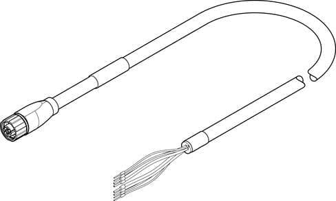 Festo 8085952 motor cable NEBM-M16G8-E-10-Q7-LE8-1 Based on the standard: EN 61984, Cable identification: Without inscription label holder, Product weight: 1700 g, Electrical connection 1, function: Field device side, Electrical connection 1, design: Round Festo 8085952 motor cable NEBM-M16G8-E-10-Q7-LE8-1 Based on the standard: EN 61984, Cable identification: Without inscription label holder, Product weight: 1700 g, Electrical connection 1, function: Field device side, Electrical connection 1, design: Round