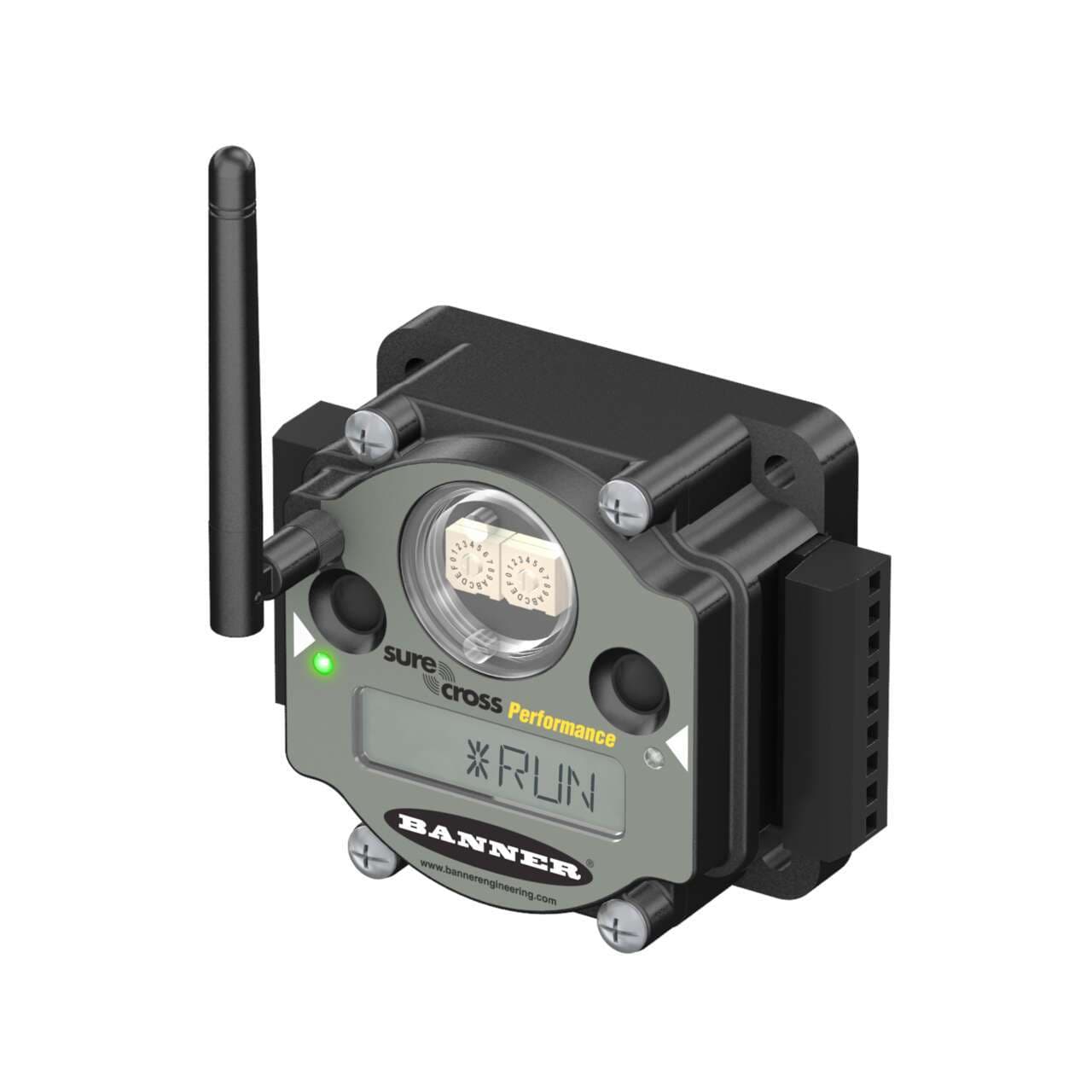 Banner DX80N9X2S-P7C DX80 Performance 900 MHz Node 1 W IP20; FlexPower External Antenna RS485; Up to 12 Discrete NPN IO; External Terminals Banner DX80N9X2S-P7C DX80 Performance 900 MHz Node 1 W IP20; FlexPower External Antenna RS485; Up to 12 Discrete NPN IO; External Terminals