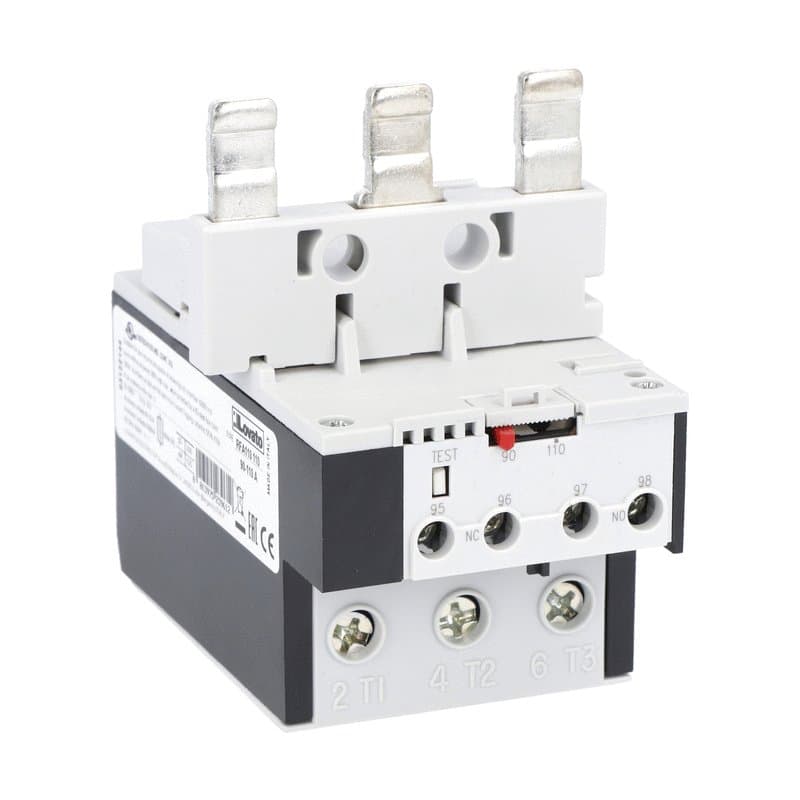 Lovato Electric RFA110095 RFA110095 Lovato - Motor protection relay, phase failure/single-phase sensitive. Three-pole (three-phase), automatic resetting. Direct mounting on BF95 - BF150 contactors, 70...95A Lovato Electric RFA110095 RFA110095 Lovato - Motor protection relay, phase failure/single-phase sensitive. Three-pole (three-phase), automatic resetting. Direct mounting on BF95 - BF150 contactors, 70...95A