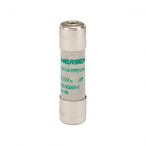Mersen W215644 Cylindrical fuse-link aM 500VAC 14.3x51, 1A with striker Mersen W215644 Cylindrical fuse-link aM 500VAC 14.3x51, 1A with striker
