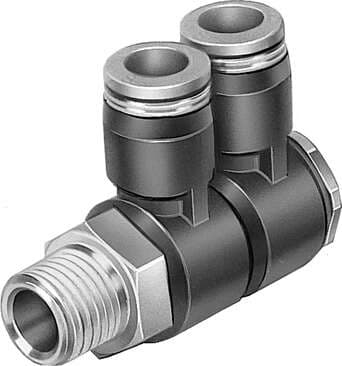 Festo 153215 multiple distributor QSLV2-1/4-8 2-fold, 360° orientable. Size: Standard, Nominal size: 4,3 mm, Type of seal on screw-in stud: coating, Assembly position: Any, Design structure: Push/pull principle Festo 153215 multiple distributor QSLV2-1/4-8 2-fold, 360° orientable. Size: Standard, Nominal size: 4,3 mm, Type of seal on screw-in stud: coating, Assembly position: Any, Design structure: Push/pull principle