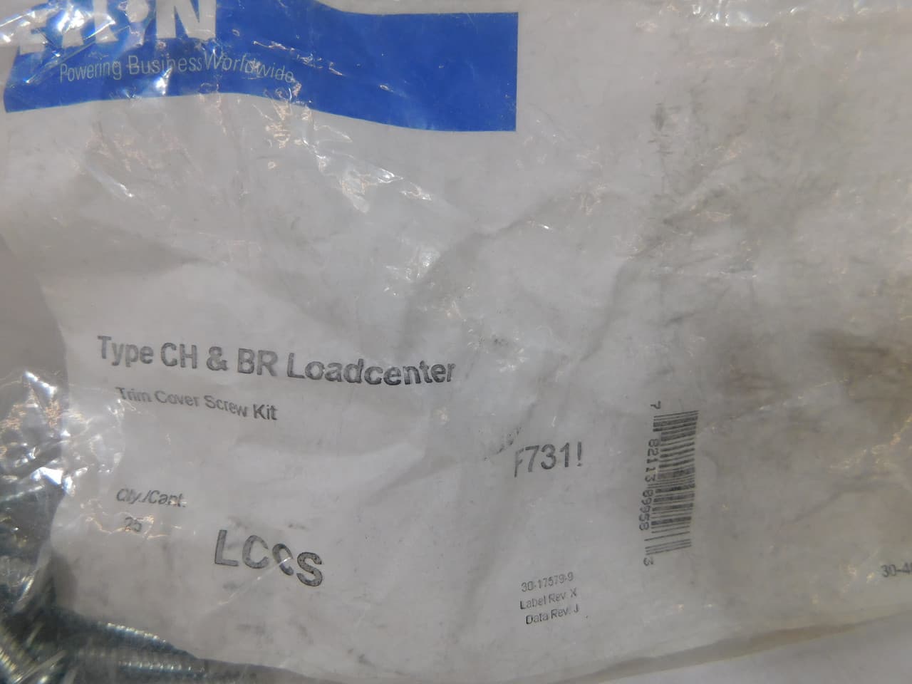 Eaton LCCS LCCS Eaton - Eaton CH 3/4-inch Loadcenter and Breaker Accessories - Cover Screw,Cover screw,CH,0.75 in,Used with Type CH Loadcenters and Breakers Eaton LCCS LCCS Eaton - Eaton CH 3/4-inch Loadcenter and Breaker Accessories - Cover Screw,Cover screw,CH,0.75 in,Used with Type CH Loadcenters and Breakers