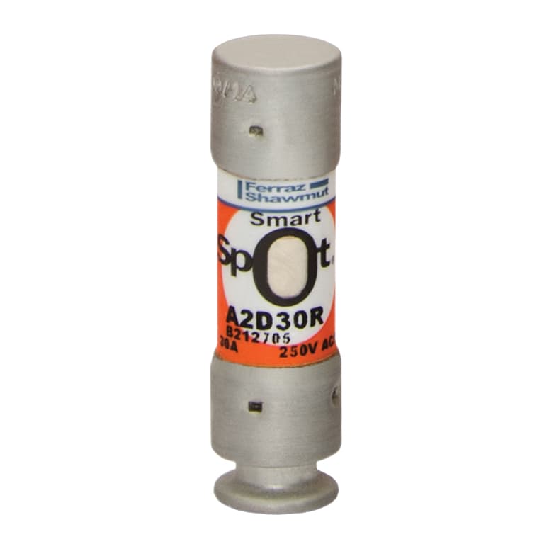 Mersen A2D30R A2D30R Mersen - Fuse A2D-R - Class RK1 - Time-Delay 250VAC 250VDC 30A Ferrule SmartSpot® Amp-Trap 2000® Mersen A2D30R A2D30R Mersen - Fuse A2D-R - Class RK1 - Time-Delay 250VAC 250VDC 30A Ferrule SmartSpot® Amp-Trap 2000®
