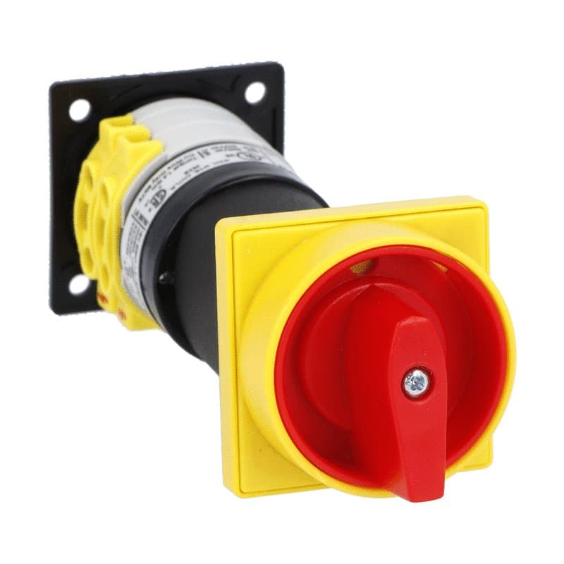 Lovato Electric 7GN2092O98 7GN2092O98 Lovato - Rotary cam switch 7GN series, ON-OFF switch 4 poles 20A, for rear mounting with red/yellow handle padlockable in 0, door coupling and protection covers, front plate 65X65mm Lovato Electric 7GN2092O98 7GN2092O98 Lovato - Rotary cam switch 7GN series, ON-OFF switch 4 poles 20A, for rear mounting with red/yellow handle padlockable in 0, door coupling and protection covers, front plate 65X65mm