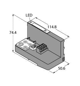 Turck BL20-GW-EN-PN BL20-GW-EN-PN Turck - BL20-GW-EN-PN Gateway for the BL20 I/O System, Interface for PROFINET Turck BL20-GW-EN-PN BL20-GW-EN-PN Turck - BL20-GW-EN-PN Gateway for the BL20 I/O System, Interface for PROFINET