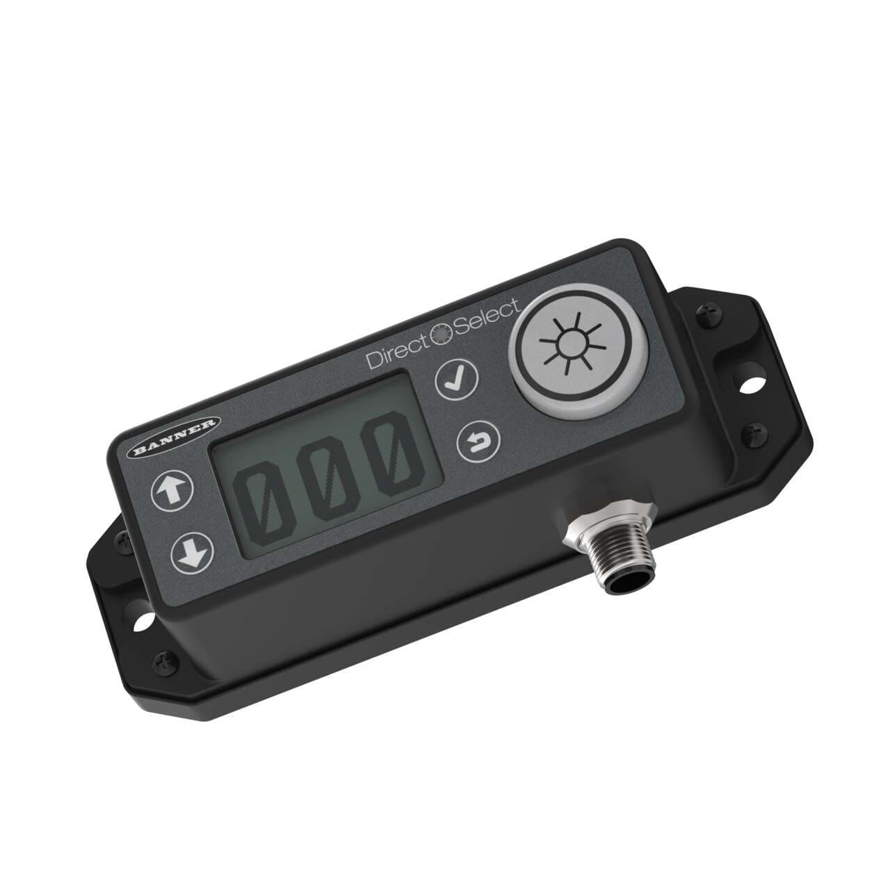 Banner DX80N9DSTS-QD Wireless Operator Interface Node; 900 MHz 1 W, LCD Display 0-999; Multicolor Capacitive Touch; Male M12 QD for 10-30 V Line Power Banner DX80N9DSTS-QD Wireless Operator Interface Node; 900 MHz 1 W, LCD Display 0-999; Multicolor Capacitive Touch; Male M12 QD for 10-30 V Line Power