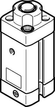 Festo 576059 stopper cylinder DFSP-16-15-DS-PA Stroke: 15 mm, Piston diameter: 16 mm, Cushioning: P: Flexible cushioning rings/plates at both ends, Assembly position: Any, Mode of operation: double-acting Festo 576059 stopper cylinder DFSP-16-15-DS-PA Stroke: 15 mm, Piston diameter: 16 mm, Cushioning: P: Flexible cushioning rings/plates at both ends, Assembly position: Any, Mode of operation: double-acting