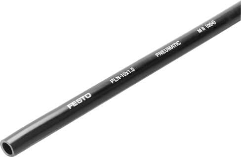 Festo 195283 plastic tubing PLN-10X1,5-SW highly resistant to chemicals and hydrolysis. Outside diameter: 10 mm, Bending radius relevant for flow rate: 57 mm, Inside diameter: 7 mm, Min. bending radius: 22 mm, Temperature dependent operating pressure: -0,95 - 14 bar Festo 195283 plastic tubing PLN-10X1,5-SW highly resistant to chemicals and hydrolysis. Outside diameter: 10 mm, Bending radius relevant for flow rate: 57 mm, Inside diameter: 7 mm, Min. bending radius: 22 mm, Temperature dependent operating pressure: -0,95 - 14 bar
