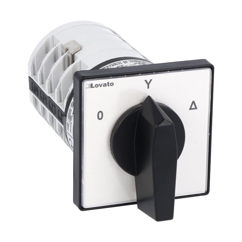 Lovato Electric 7GN3212U 7GN3212U Lovato - Rotary cam switch 7GN series, star-delta motor starter switch 32A, for front mounting with black handle, front plate 65X65mm Lovato Electric 7GN3212U 7GN3212U Lovato - Rotary cam switch 7GN series, star-delta motor starter switch 32A, for front mounting with black handle, front plate 65X65mm