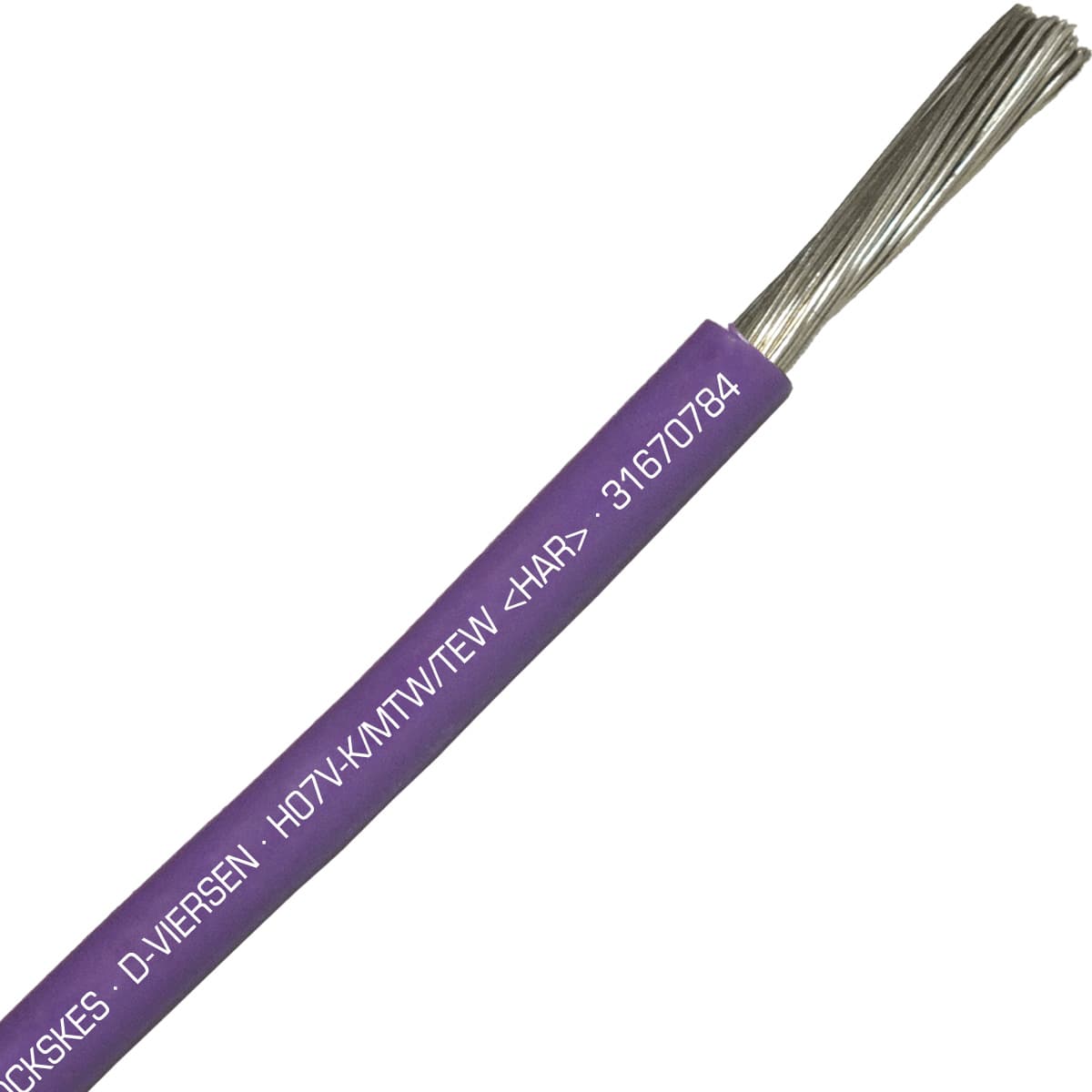 SAB 31670784 H07V-K/MTW/TEW- (HAR/UL/CSA/CE) - 14 AWG hook-up wire, Violet SAB 31670784 H07V-K/MTW/TEW- (HAR/UL/CSA/CE) - 14 AWG hook-up wire, Violet