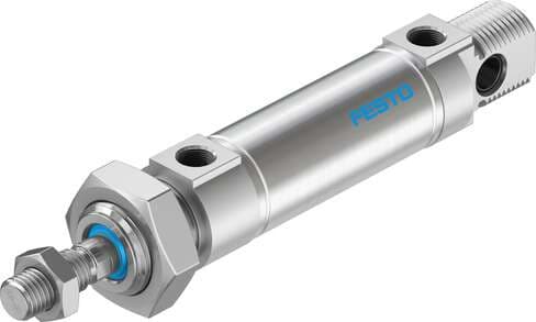 Festo 19219 standards-based cylinder DSNU-25-25-P-A Based on DIN ISO 6432, for proximity sensing. Various mounting options, with or without additional mounting components. With elastic cushioning rings in the end positions. Stroke: 25 mm, Piston diameter: 25 mm, Pist Festo 19219 standards-based cylinder DSNU-25-25-P-A Based on DIN ISO 6432, for proximity sensing. Various mounting options, with or without additional mounting components. With elastic cushioning rings in the end positions. Stroke: 25 mm, Piston diameter: 25 mm, Pist
