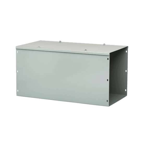 Hoffman F1212G72H Straight Section, Lay-in Hinged-Cover, Type 1, 12.00x12.00x72.00, Gray, Steel Hoffman F1212G72H Straight Section, Lay-in Hinged-Cover, Type 1, 12.00x12.00x72.00, Gray, Steel