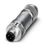 Phoenix Contact 1424682 Data connector, PROFINET CAT5 (100 Mbps), 4-position, shielded, Plug straight M12, Coding: D, Push-in connection, knurl material: Zinc die-cast, nickel-plated, external cable diameter 4 mm ... 8 mm Phoenix Contact 1424682 Data connector, PROFINET CAT5 (100 Mbps), 4-position, shielded, Plug straight M12, Coding: D, Push-in connection, knurl material: Zinc die-cast, nickel-plated, external cable diameter 4 mm ... 8 mm