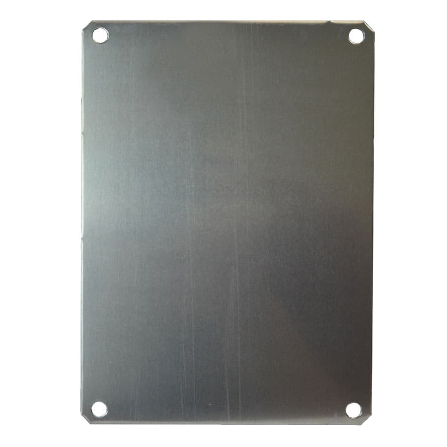 Allied Moulded Products PLA142 Aluminum back panel for use with 14"x12" enclosures Allied Moulded Products PLA142 Aluminum back panel for use with 14"x12" enclosures