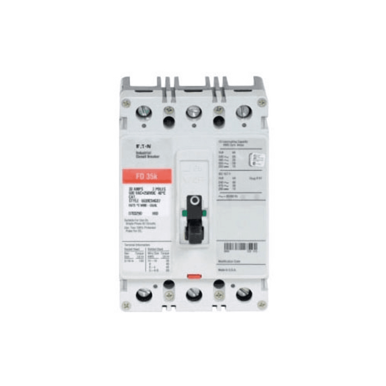 Eaton EDH3200L EDH3200L Eaton - Eaton Series C complete molded case circuit breaker, Series C, F-frame molded case circuit breaker, 200 A, Three-pole, Line and load terminals, Fixed thermal magnetic trip EDH breaker Eaton EDH3200L EDH3200L Eaton - Eaton Series C complete molded case circuit breaker, Series C, F-frame molded case circuit breaker, 200 A, Three-pole, Line and load terminals, Fixed thermal magnetic trip EDH breaker