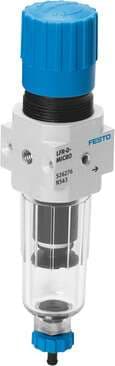 Festo 534187 filter regulator LFR-M7-D-7-O-5M-MICRO-H-B Connector thread in housing, without pressure gauge, semiautomatic condensate drain Size: Micro, Series: D, Actuator lock: Rotary knob with lock, Assembly position: Vertical +/- 5°, Grade of filtration: 5 µm Festo 534187 filter regulator LFR-M7-D-7-O-5M-MICRO-H-B Connector thread in housing, without pressure gauge, semiautomatic condensate drain Size: Micro, Series: D, Actuator lock: Rotary knob with lock, Assembly position: Vertical +/- 5°, Grade of filtration: 5 µm