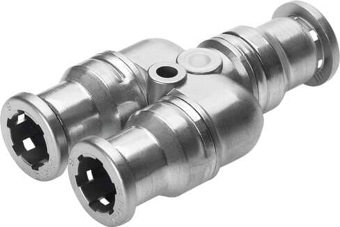 Festo 130661 push-in Y-connector CRQSY-16 Size: Standard, Nominal size: 8,2 mm, Assembly position: Any, Design: Y-shape, Container size: 1 Festo 130661 push-in Y-connector CRQSY-16 Size: Standard, Nominal size: 8,2 mm, Assembly position: Any, Design: Y-shape, Container size: 1