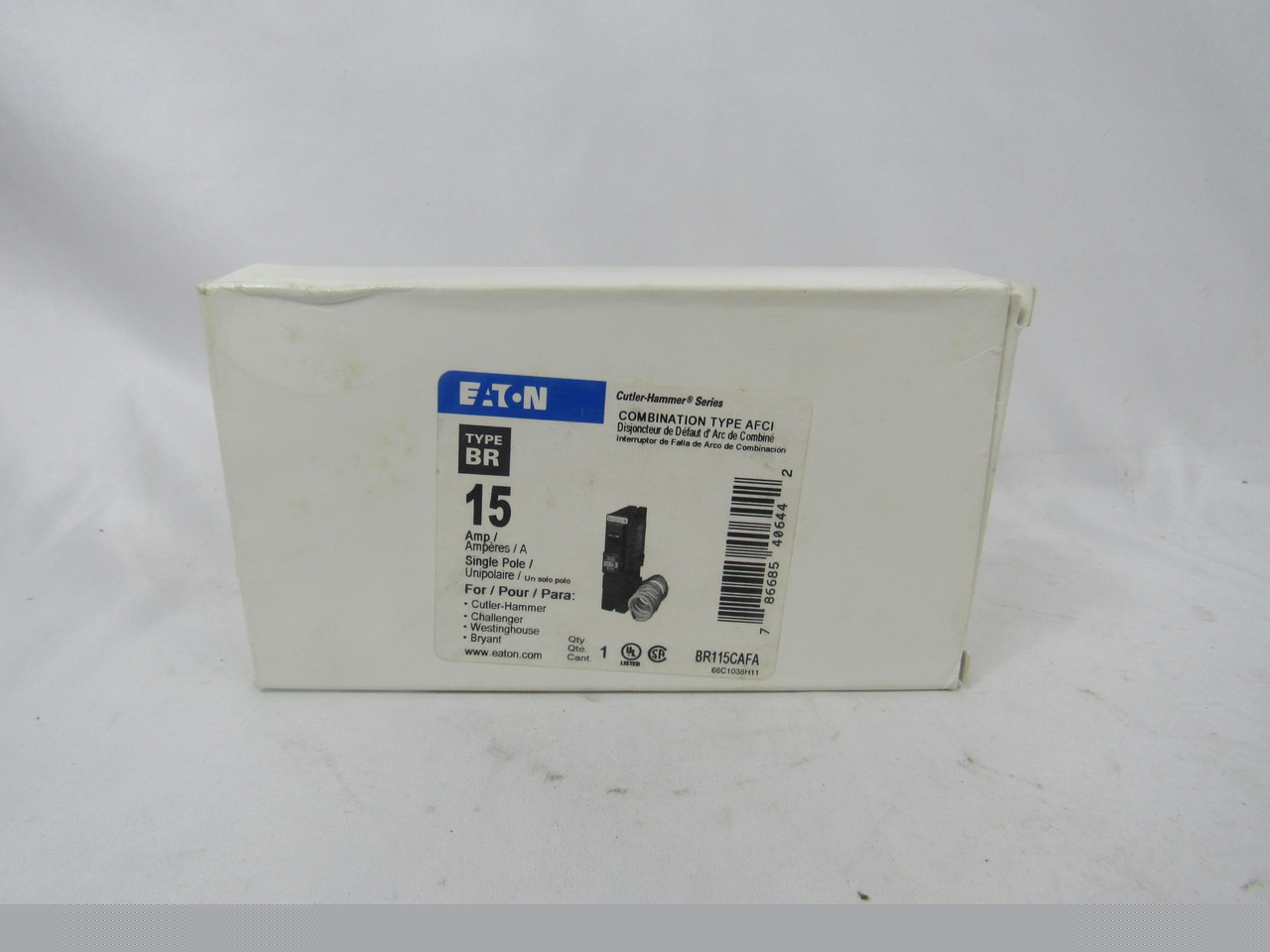 BR115CAFA Part Image. Manufactured by Eaton.