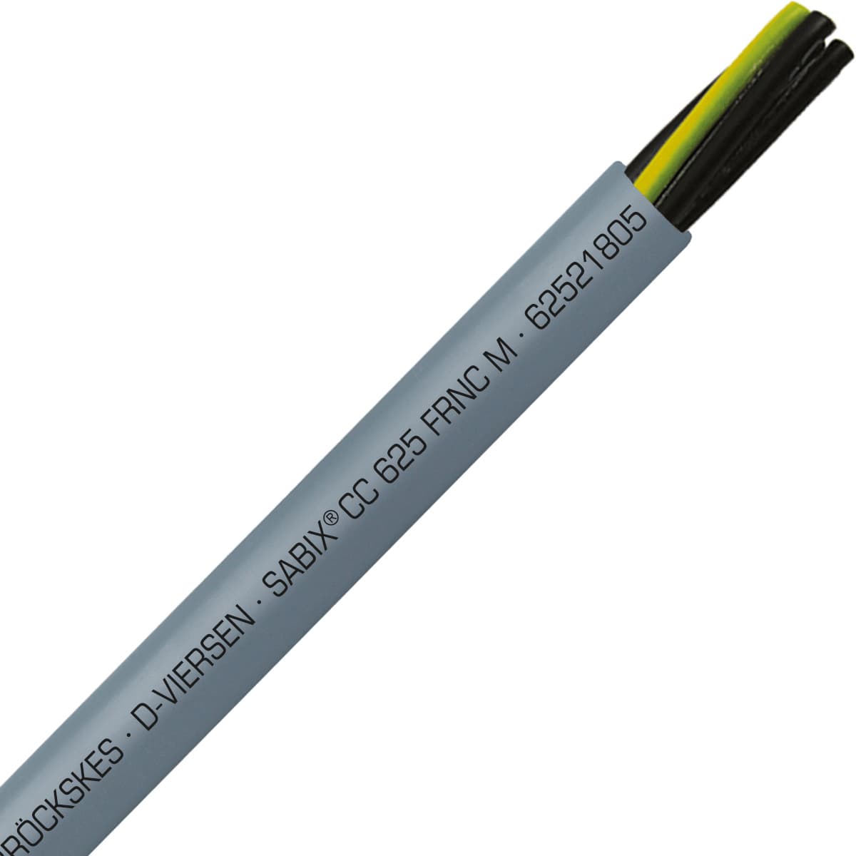 SAB 62521805 SABIX CC 625 FRNC M - 18 AWG/5c, halogen-free flame retardant flexible control cable, UL, CSA, CE, RoHS SAB 62521805 SABIX CC 625 FRNC M - 18 AWG/5c, halogen-free flame retardant flexible control cable, UL, CSA, CE, RoHS