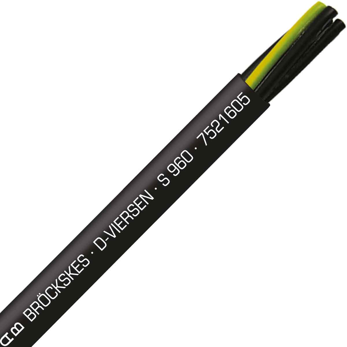 SAB 7521605 S 960 - 16 AWG/5c, oil resistant, continuous flex PVC control cable, UL, CSA, CE, RoHS SAB 7521605 S 960 - 16 AWG/5c, oil resistant, continuous flex PVC control cable, UL, CSA, CE, RoHS