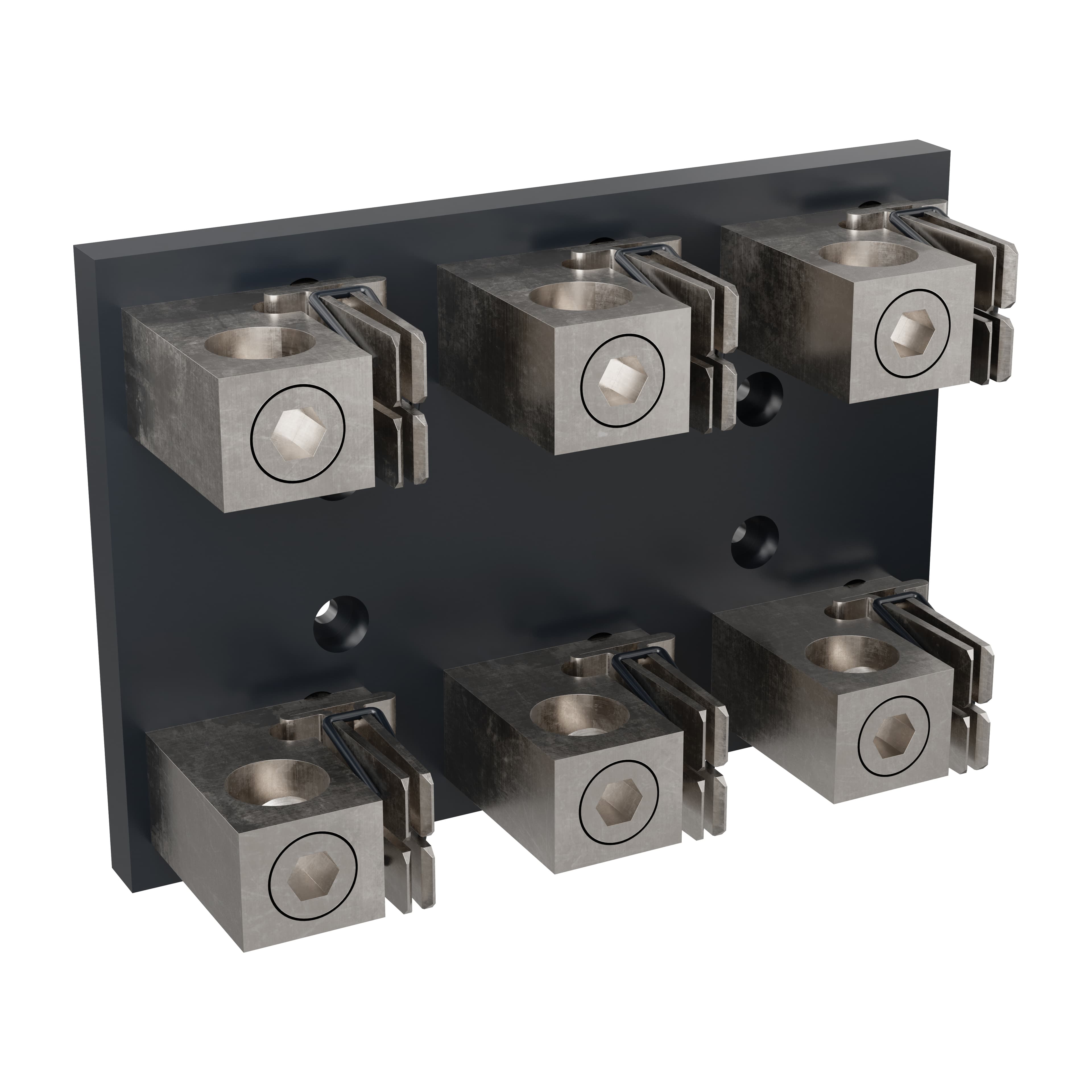 Mersen 64003J 64003J Mersen - Fuse Block 600VAC 600VDC Class J 400A 3-Pole Box Side-Clip Mersen 64003J 64003J Mersen - Fuse Block 600VAC 600VDC Class J 400A 3-Pole Box Side-Clip